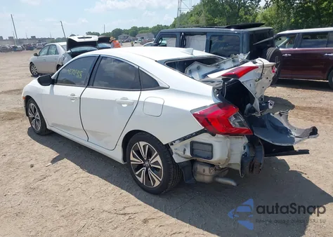 2017 Honda Civic Ex-T from USA, damaged, VIN 2HGFC1F37HH651398